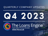 blue background for company updates